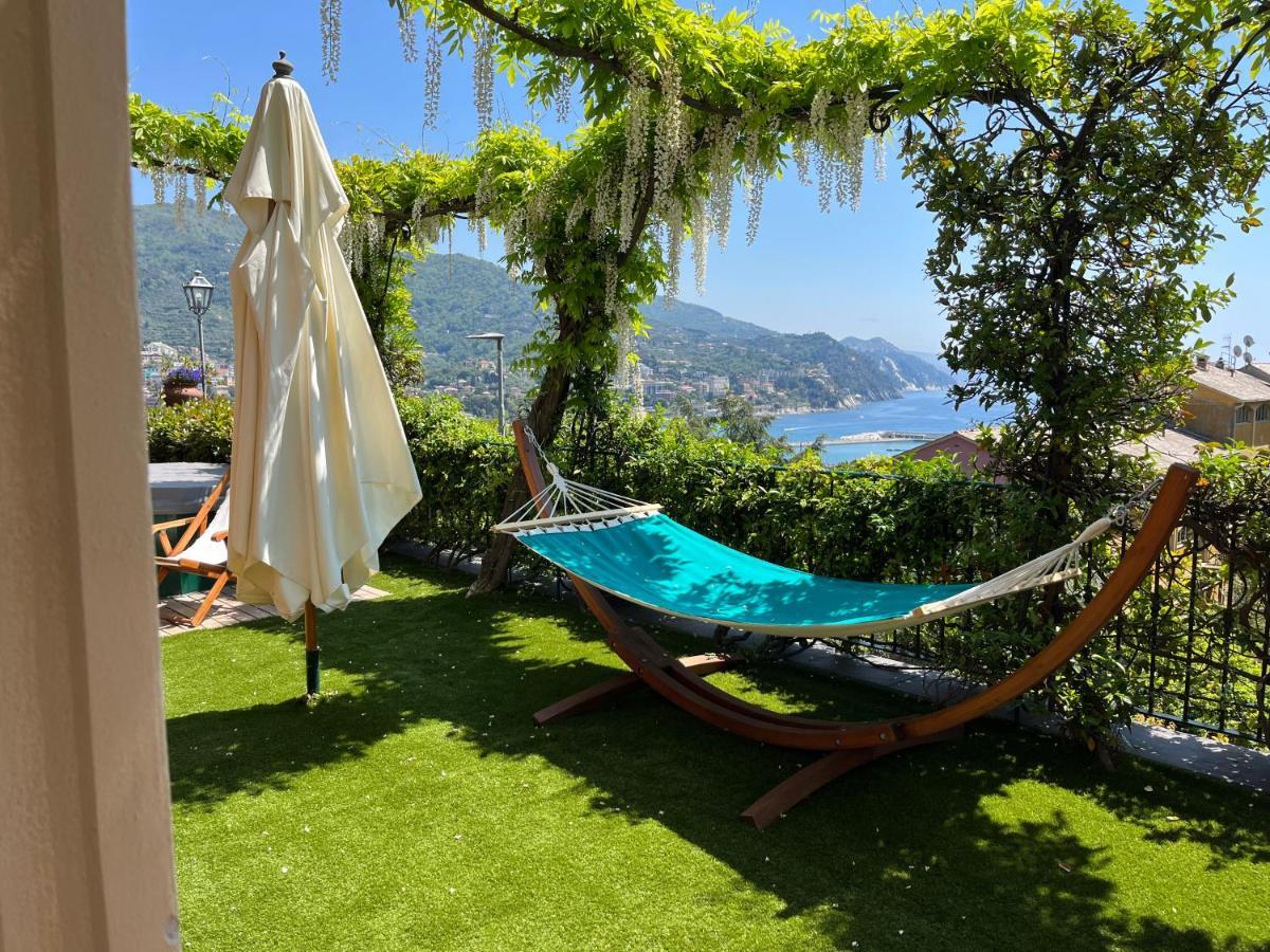 Villa Mares - Sea View, Free Garage Rapallo Bagian luar foto